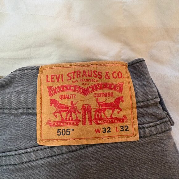 Levi's Men's Dark Gray Jeans, 32x32 - Picture 2 of 2
